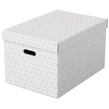 Úložné krabice Esselte Home - velké, bílé, 3 ks