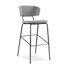 Barová židle Flexi - šedá