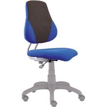 Dětská rostoucí židle Fuxo V-line - modrá/šedá