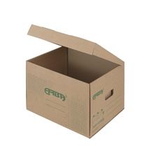 Archivační krabice Emba - hnědá, 33 x 30 x 24 cm, nosnost 80 kg, 1 ks