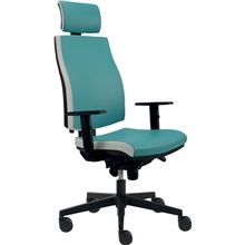 Kancelářská židle Tamia SY - synchro, zelená/krémová