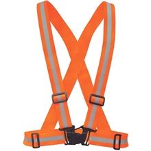 Reflexní kříž Refrox HV - elastický, oranžový