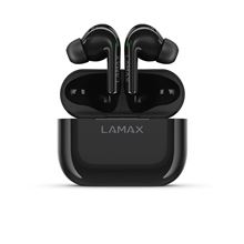 Bezdrátová sluchátka LAMAX Clips1 - s dobíjecím boxem, Bluetooth 5.1, černé