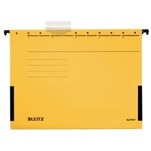 Závěsné desky Leitz Alpha s bočnicemi - žluté, 25 ks
