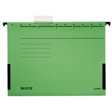 Závěsné desky Leitz Alpha s bočnicemi - zelené, 25 ks
