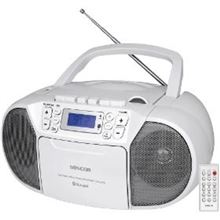 Sencor SPT 3907 W Radiomagnetofon s Bluetooth, bílý