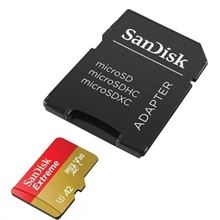 SanDisk micro SDXC 256GB Extreme + adaptér