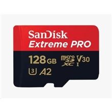 SanDisk micro SDXC 128GB Extreme PRO + adaptér