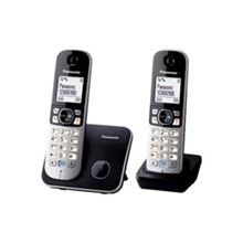 Panasonic DECT KX-TG6812FXB, černo-stříbrná