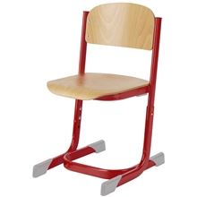 Žákovská židle Prim - vel. 3-4, červená