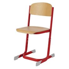 Žákovská židle Prim - vel. 5-7, červená