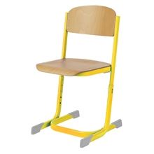 Žákovská židle Prim - vel. 5-7, žlutá