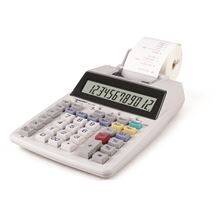 Kalkulačka s tiskem Sharp EL-1750V - 12-míst, dvoubarevný tisk, bílá