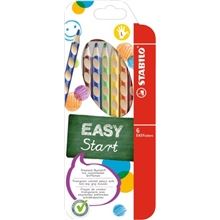 Pastelky Stabilo EASYcolors - pro leváky, ergonomické, 6 barev