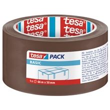 Balicí páska Tesa Basic - hnědá, 50 mm x 66 m, 1 ks