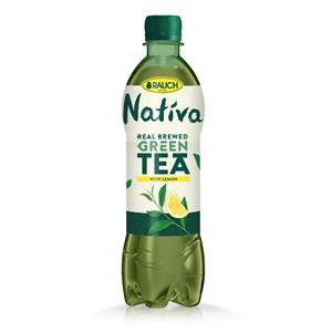 Ledový čaj Nativa - nízkoenergetický čajový nealkoholický nápoj připravený z nálevu zeleného čaje s citronovou příchutí