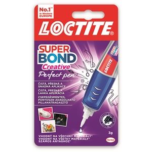 Vteřinové gelové lepidlo Loctite Super Attak Perfect Pen ve tvaru pera pro usnadnění aplikace 