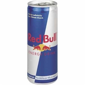 Energetický nápoj Red Bull v plechovce, 0,25 l