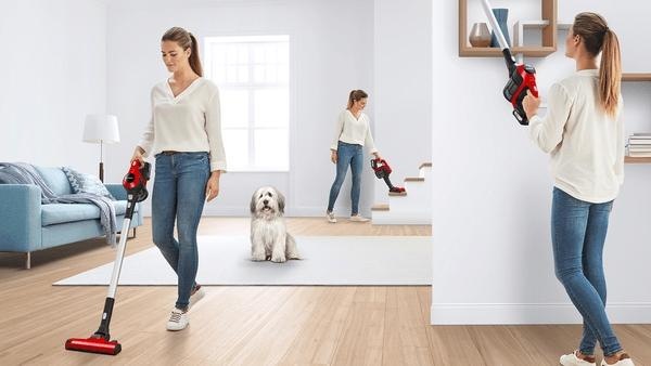 Tyčový vysavač Bosch Unlimited S6 BBS61PET2 (s baterií) červený - obrázek č. 3