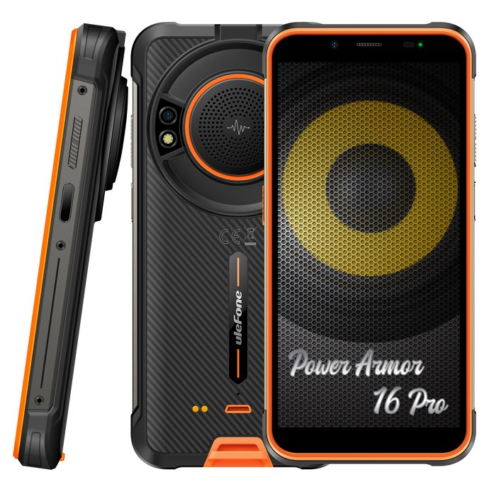 Ulefone Power Armor 16 Pro 4/64GB Orange - obrázek č. 0