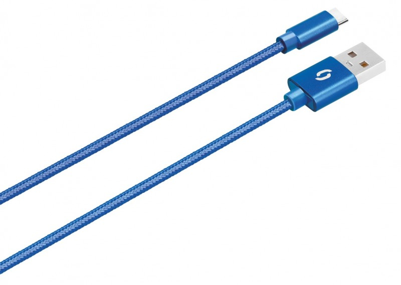 ALIGATOR PREMIUM Datový kabel 2A, USB-C modrá - obrázek č. 0
