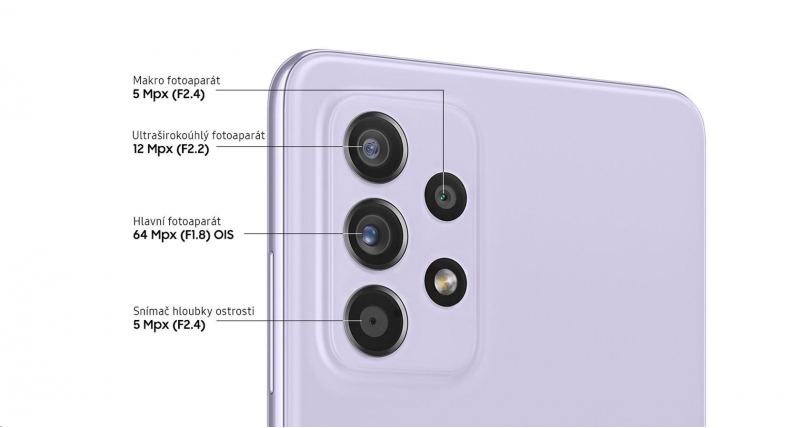 Samsung Galaxy A52s, 6GB/128GB, Violet - obrázek č. 2