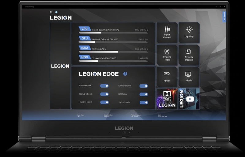 Notebook Lenovo Legion 5 15ACH6A (82NW006HCK) černý - obrázek č. 10