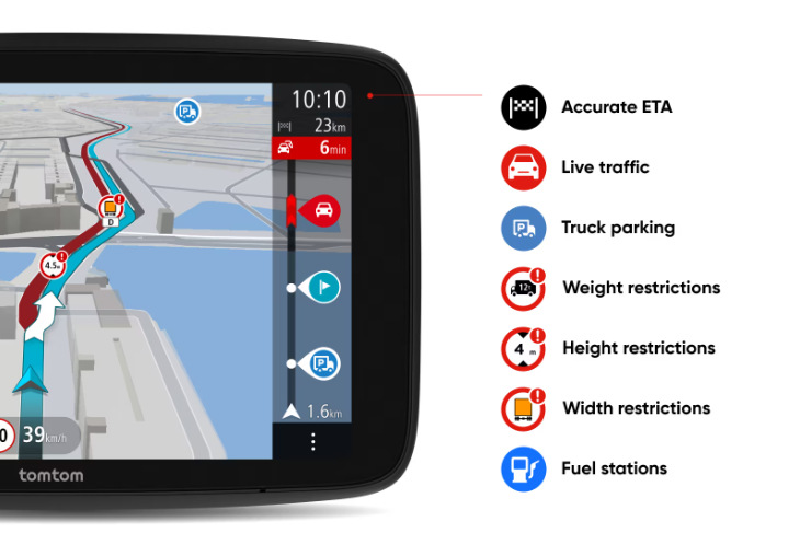 Navigační systém GPS Tomtom GO Expert 7 Plus černý - obrázek č. 3
