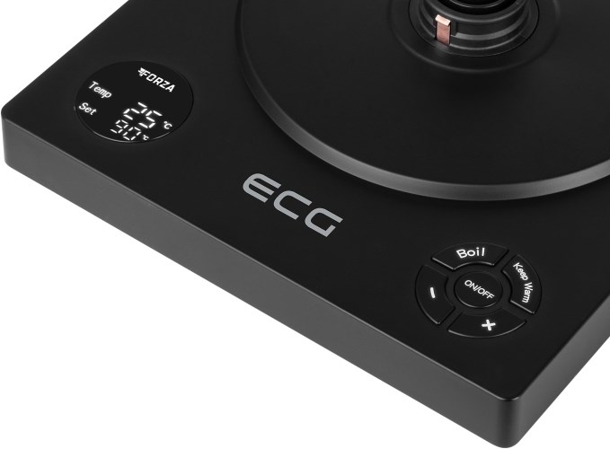 ECG Forza 8000 Pour over Nero nastavení teploty