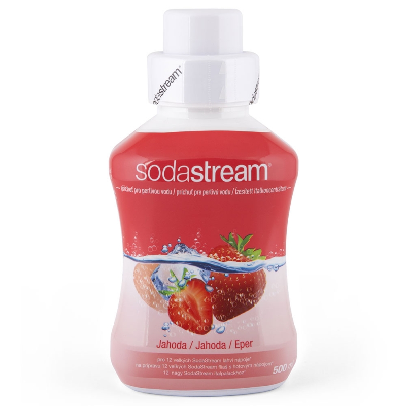 Příchuť pro perlivou vodu SodaStream Jahoda 500 ml - obrázek č. 1