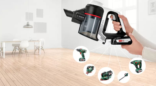 Tyčový vysavač Bosch Unlimited S6 BBS61PET2 (s baterií) červený - obrázek č. 1