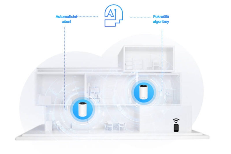 Komplexní Wi-Fi systém TP-Link Deco XE75, AXE5400 WiFi6E Mesh, (1-pack) (Deco XE75(1-pack)) bílý - obrázek č. 6