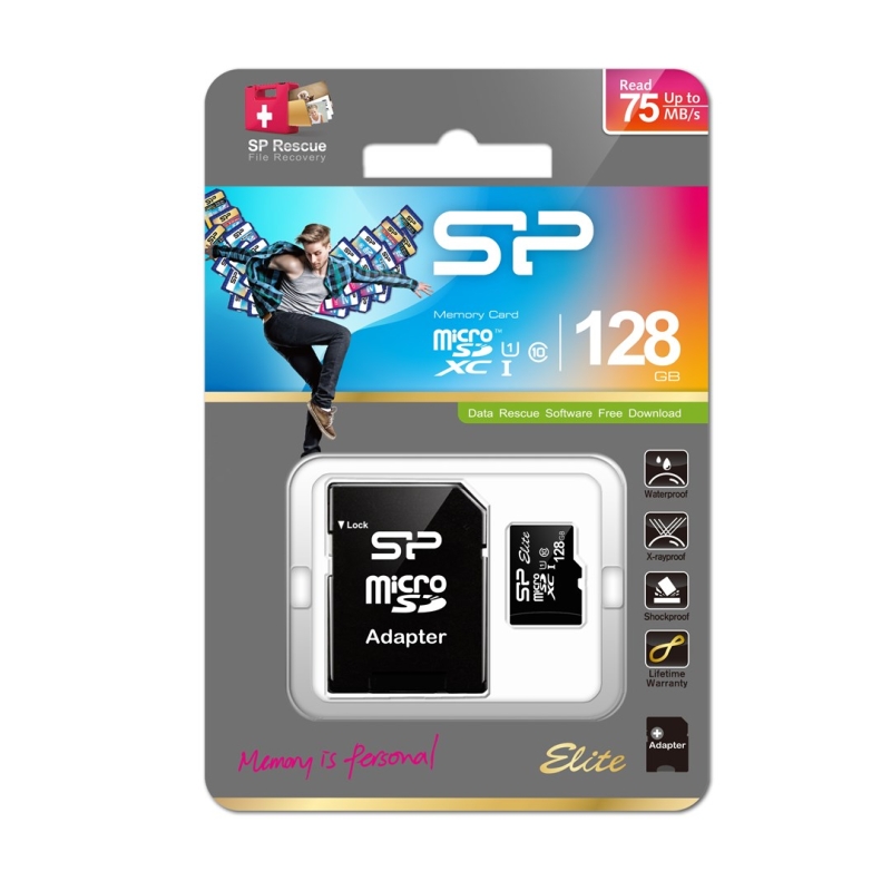 Silicon Power Elite 128 GB MicroSDXC UHS-I - obrázek č. 0