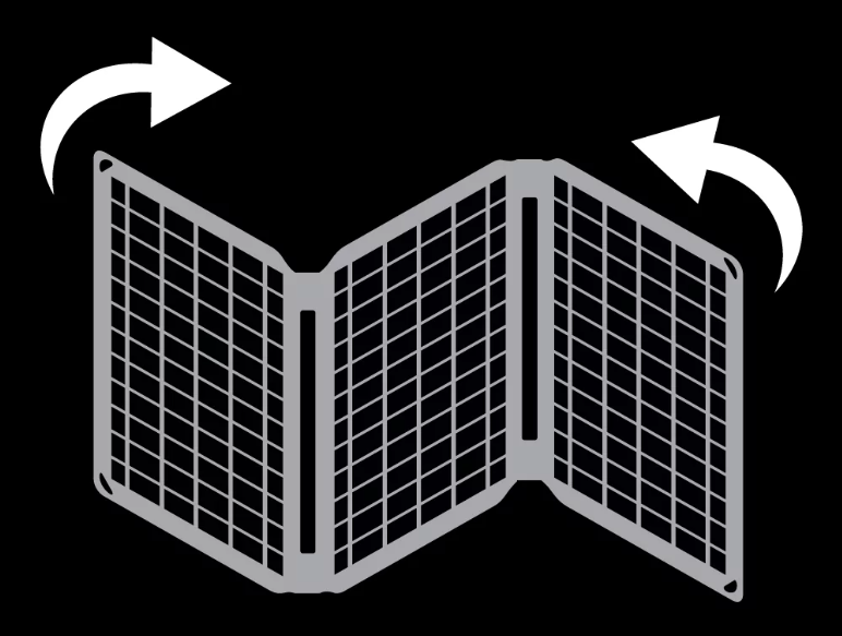 Sandberg solární nabíječka, 2xUSB, 21W, černá - obrázek č. 3