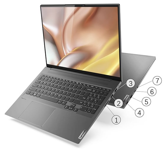 Lenovo Yoga Slim 7 Pro 16ARH7, šedá - obrázek č. 7