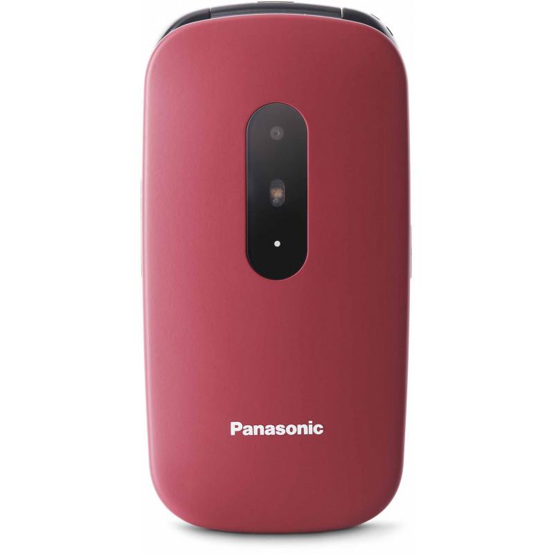Telefon GSM Panasonic KX-TU 446 EXR dla Seniora Czerwony - obrázek č. 0