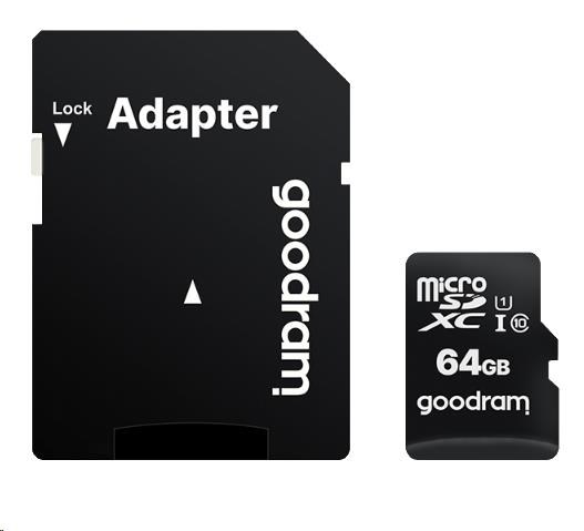 GOODRAM MicroSDXC karta 64GB (M1AA-0640R12) - obrázek č. 0