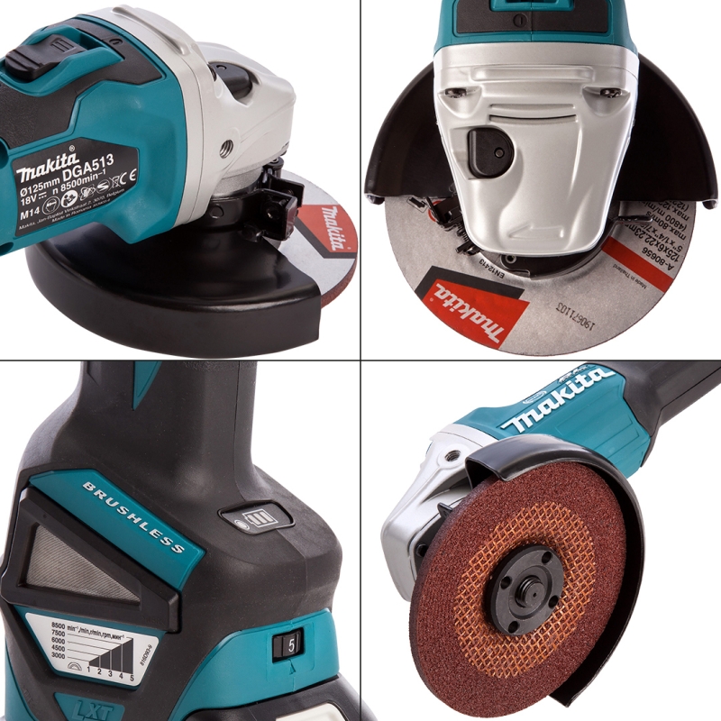 Makita Šroubovák COMBO DDF486 + bruska DGA513 - obrázek č. 9