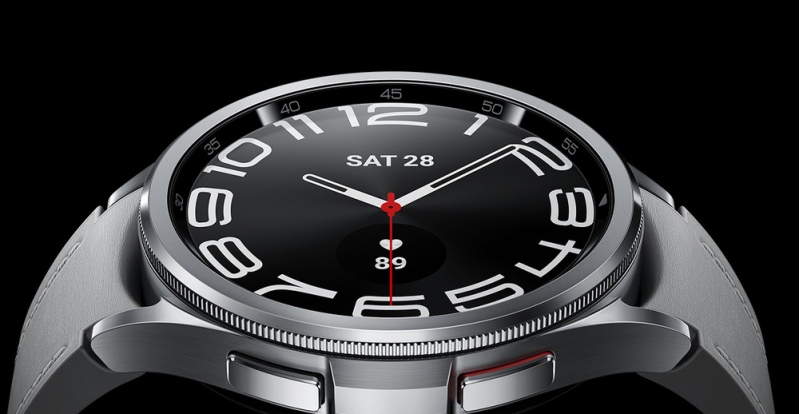 Chytré hodinky Samsung Galaxy Watch6 Classic 43mm (SM-R950NZSAEUE) stříbrné - obrázek č. 1