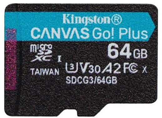 Kingston 64GB microSDXC Canvas Go Plus - obrázek č. 0