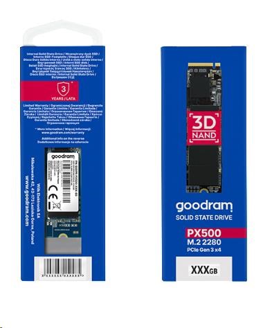 Goodram SSD PX500 256GB M.2 2280 , NVMe - obrázek č. 0