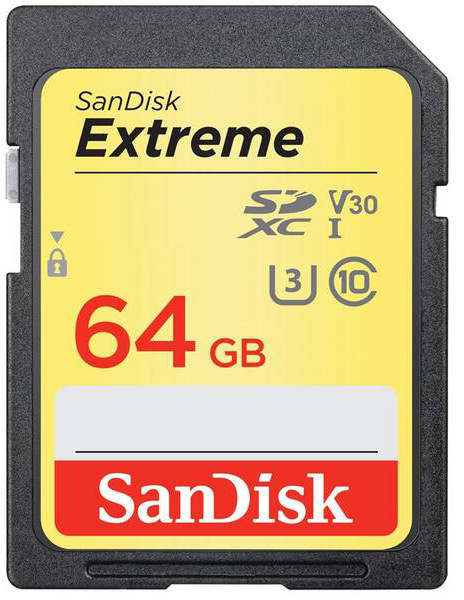Paměťová karta SanDisk SDXC Extreme 64GB UHS-I U3 (170R/80W) (SDSDXV2-064G-GNCIN) - obrázek č. 1