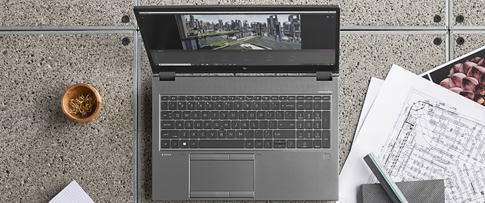 HP ZBook Fury G8, šedá (62T85EA) - obrázek č. 5