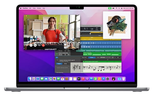 Apple MacBook Air 13, M2 8-core, 8GB, 512GB, 10-core GPU, temně inkoustová (M2, 2022) (CZ) - obrázek č. 4