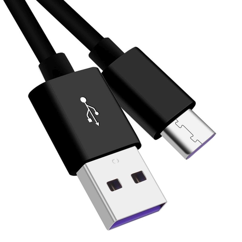 PremiumCord kabel USB-C - USB-A 2.0, M/M, Super fast charging, 5A, 1m, černá - obrázek č. 0