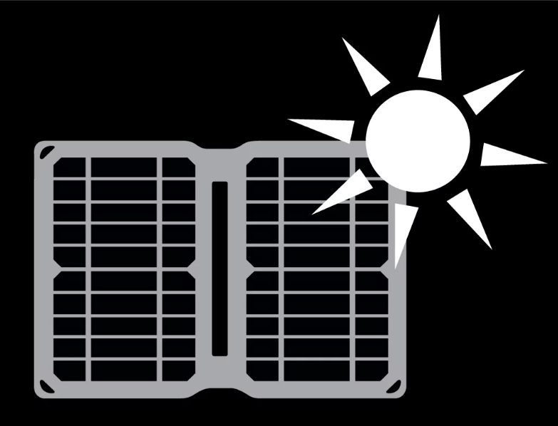 Sandberg solární nabíječka, 2xUSB, 10W, černá - obrázek č. 2