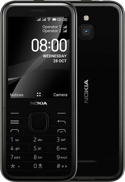 Nokia 8000 4G Dual SIM černá - obrázek č. 0