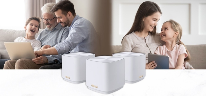 Komplexní Wi-Fi systém Asus ZenWiFi XD5 (2-pack) (90IG0750-MO3B40) bílý - obrázek č. 5