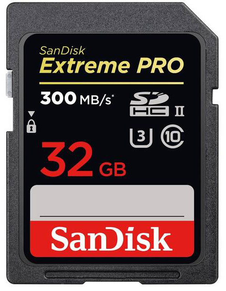 Paměťová karta SanDisk SDHC Extreme Pro 32GB UHS-II U3 (300R/260W) (SDSDXDK-032G-GN4IN) - obrázek č. 1