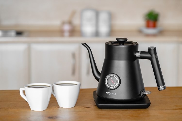 ECG Forza 5000 Pour over Nero analogový teploměr